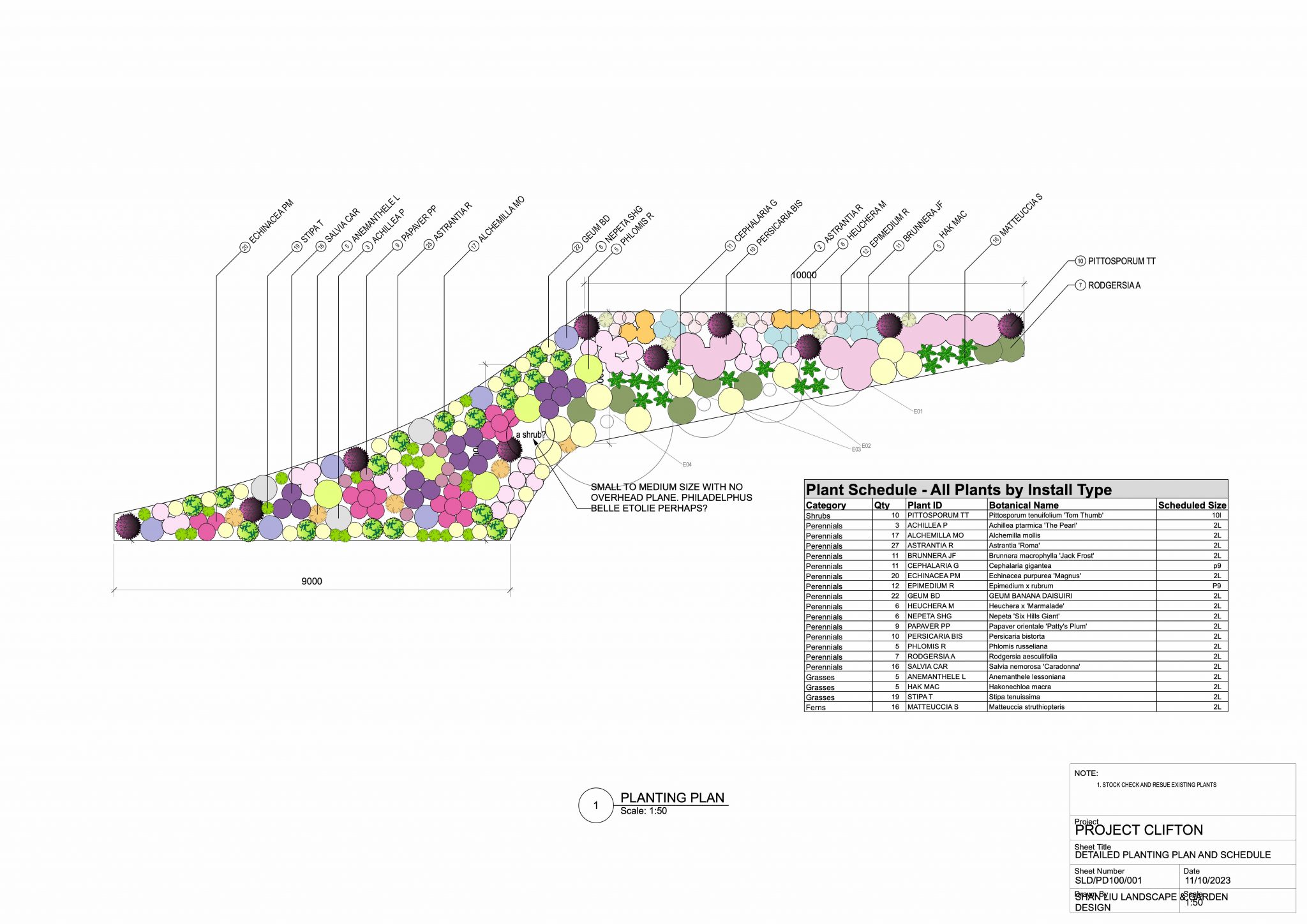 SLD_PD100_001-DETAILED PLANTING PLAN AND SCHEDULE